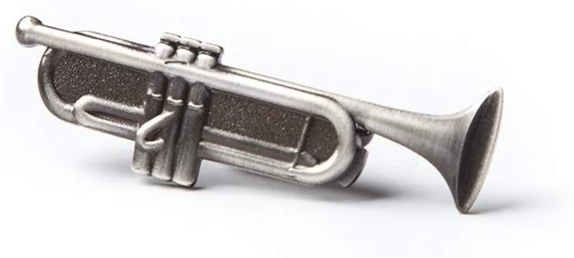 ISHOKUYATrumpet Unique Tie Clasps & Tacks Tie Clip Bar Tie Pin Made in Japan