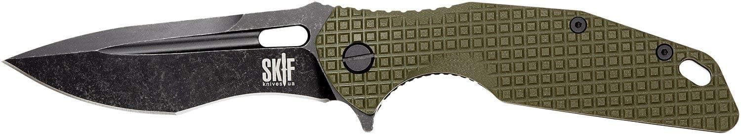 Defender II BSW Knife - Style 423 (Olive Green/Black)