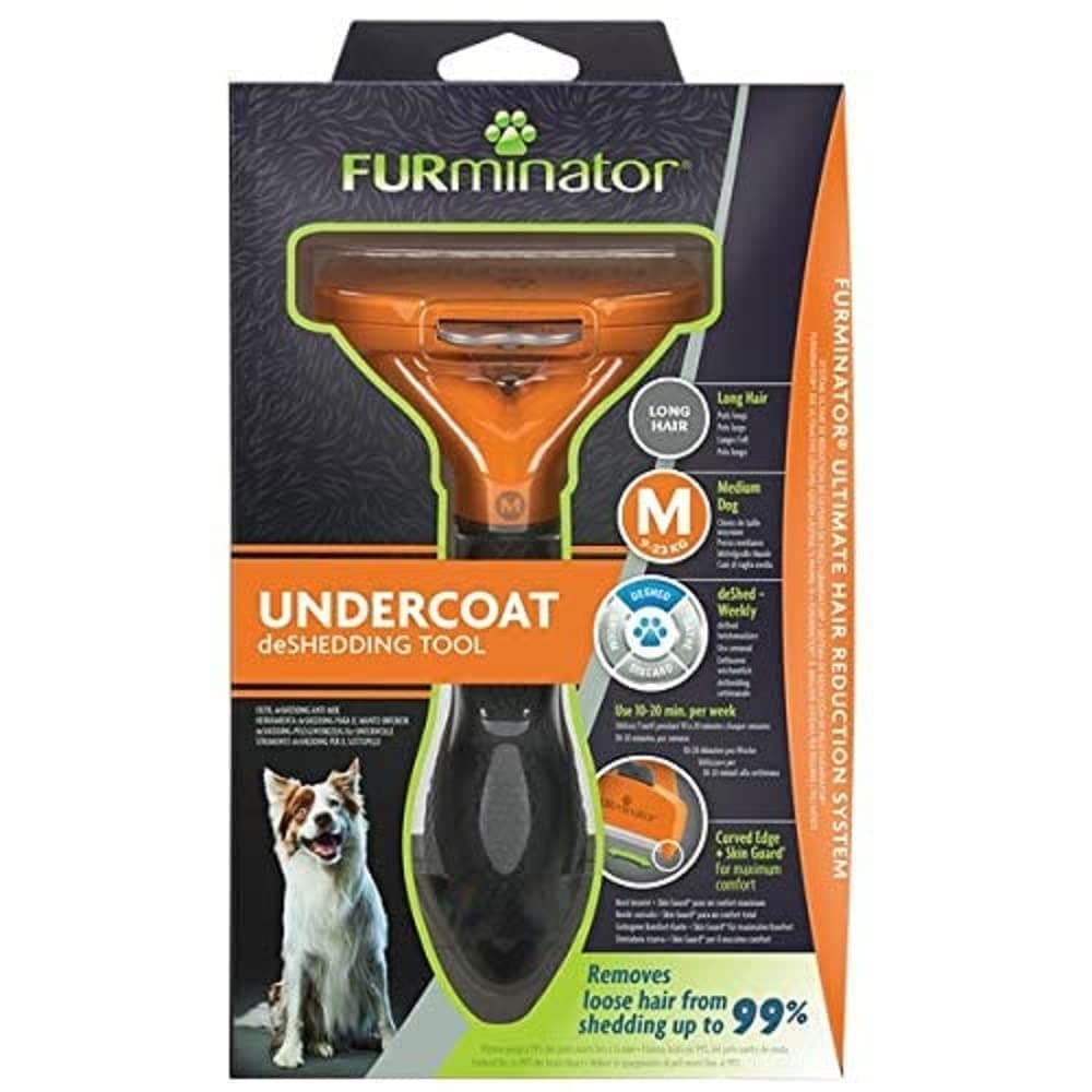 FURminatorUndercoat deShedding Tool for Medium Long Hair Dogs, 9-23 kg 2.0