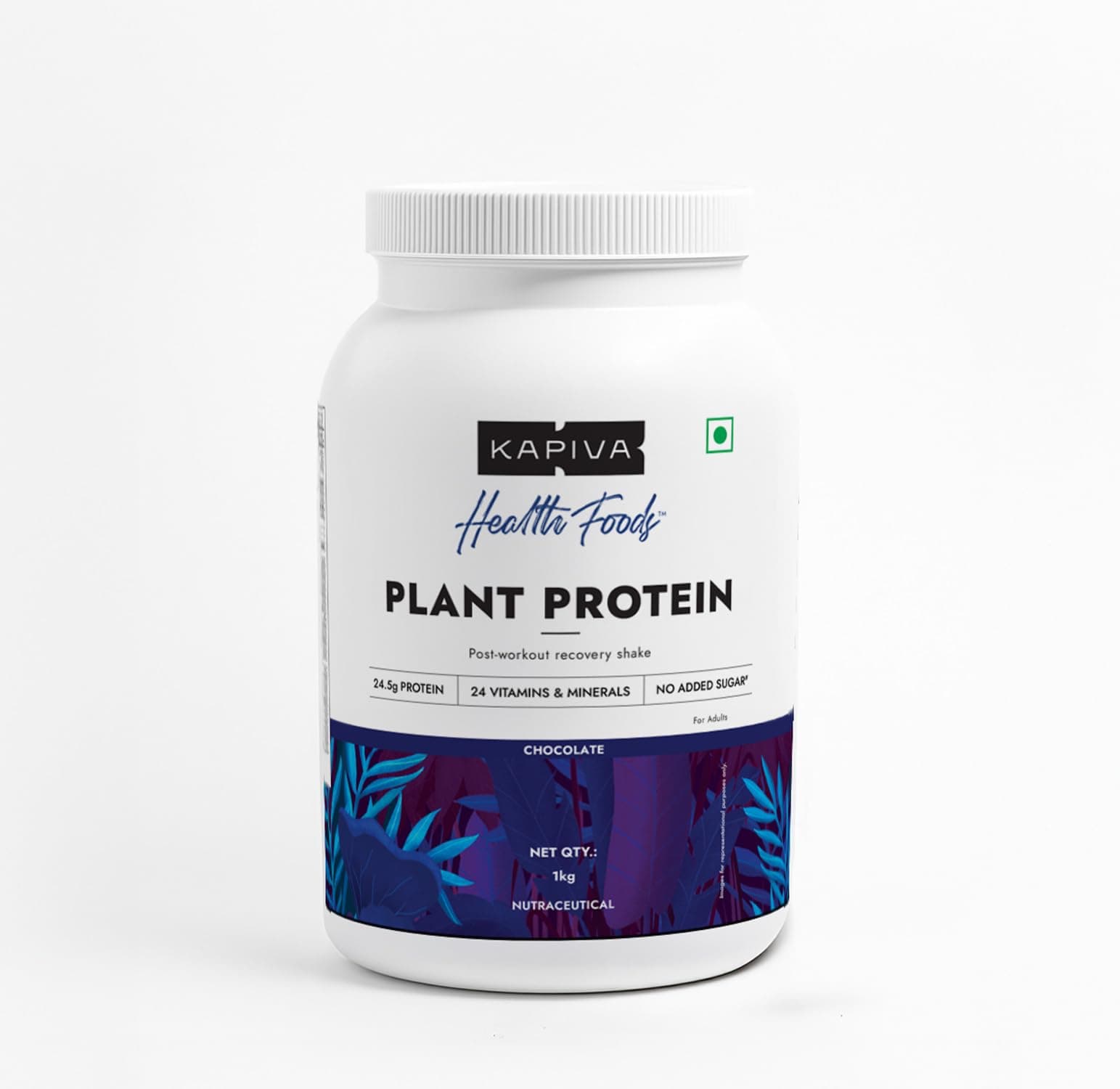Plant Protein | 25g Protein Per Scoop, Chocolate | With Vitamins & Minerals | Pea protein Isolate - 1Kg