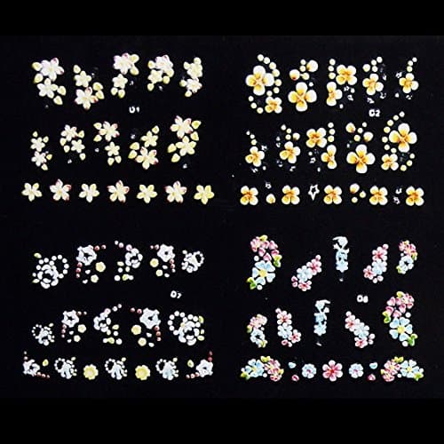 Xx Shop 30 Sheets 3D Nail Art Manicure Seal Decal Stickers Tips DIY Decoration Colourful