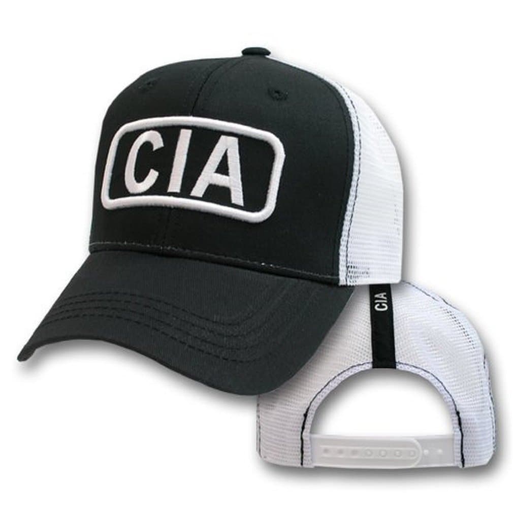CIA HAT CAP CENTRAL INTELLIGENCE AGENCY COSTUME MESH HATS CAPS