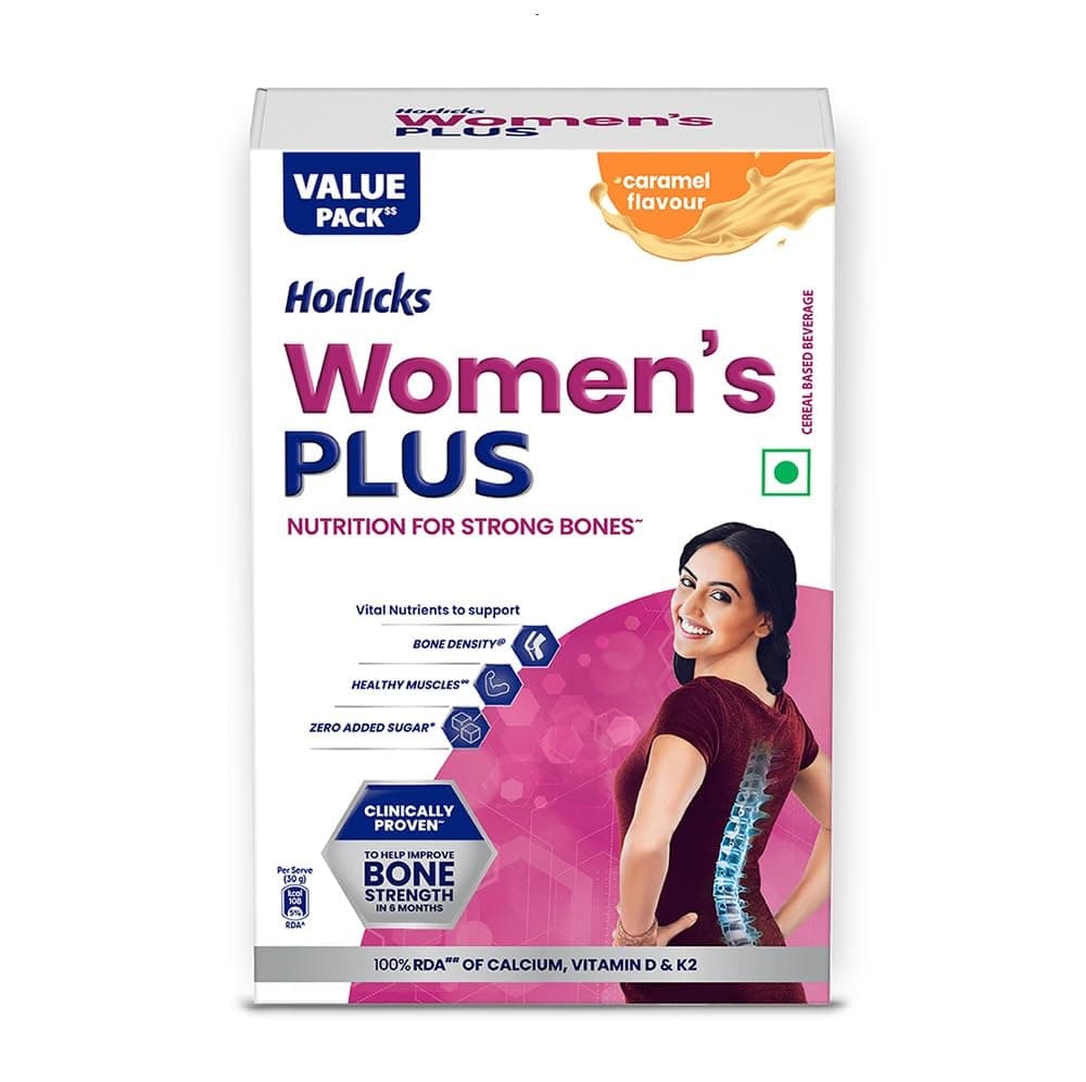 Women's Horlicks Health and Nutrition Drink Super Saver Pack 750g (Caramel Flavor)