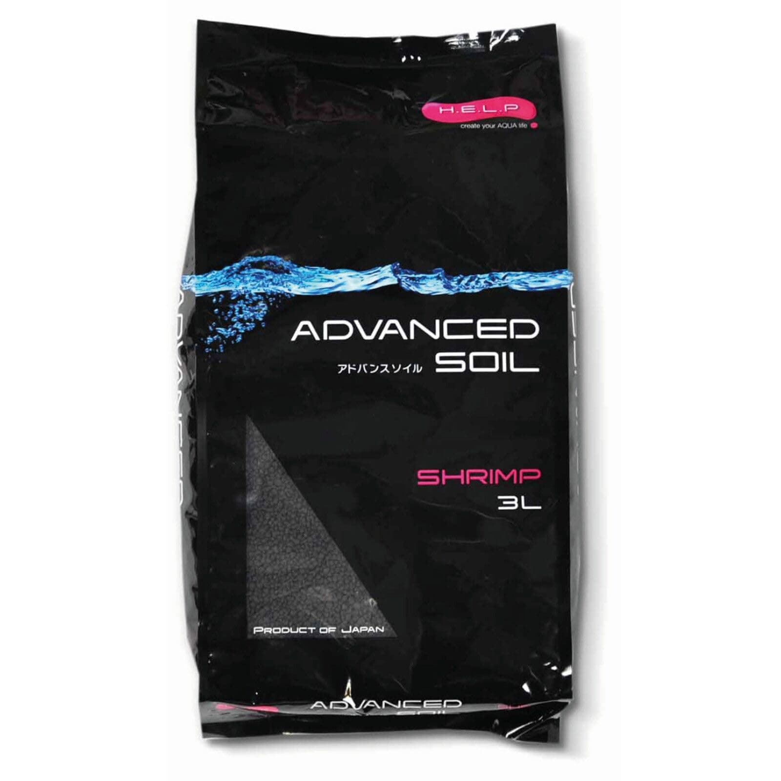 Advanced Soil 3L - Active Aquarium Substrate for Soft Water, Black, 3 Liters
