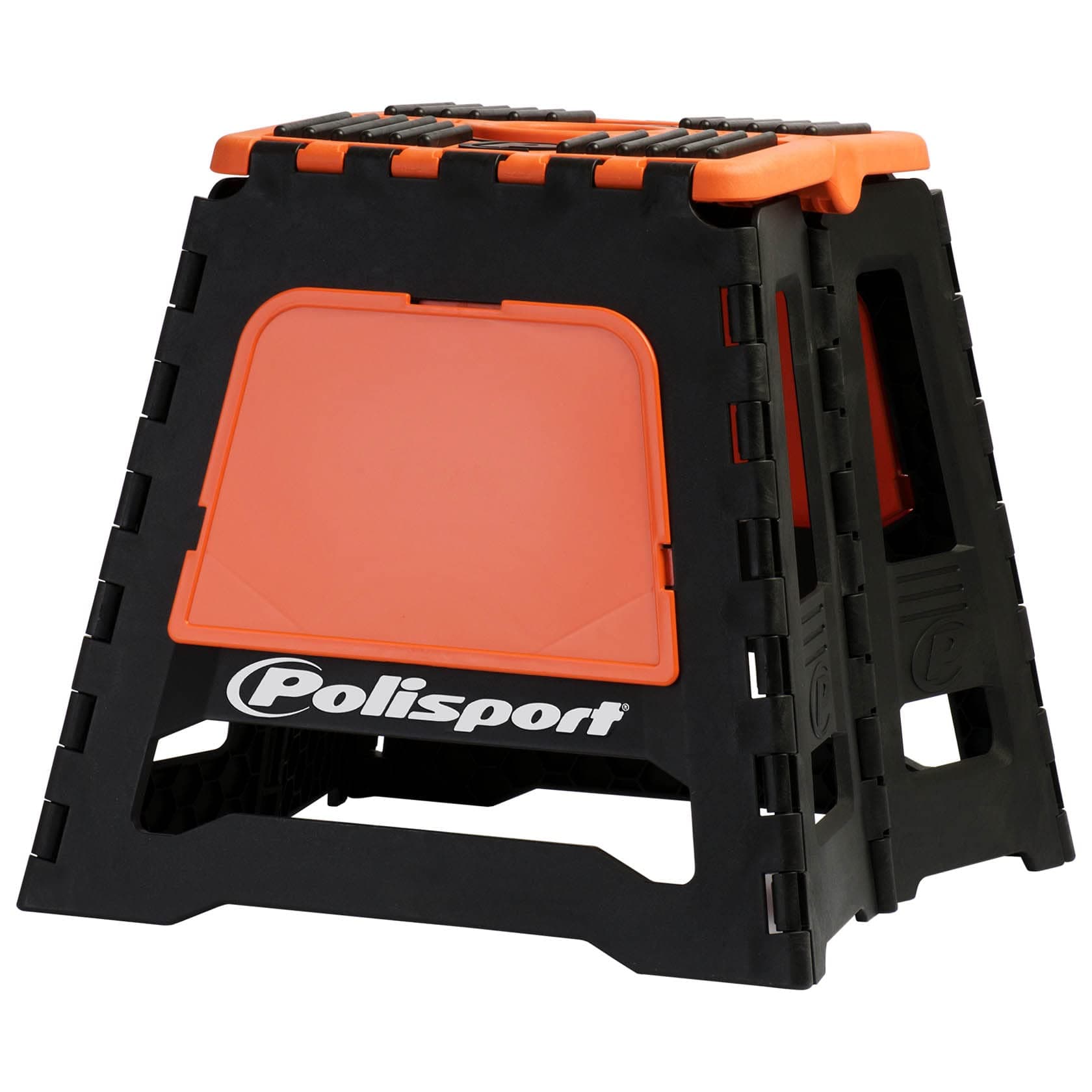 Polisport Foldable Pit Bike Stand (FIM Motocross World Championship Official Podium Bike Stand) (Orange)