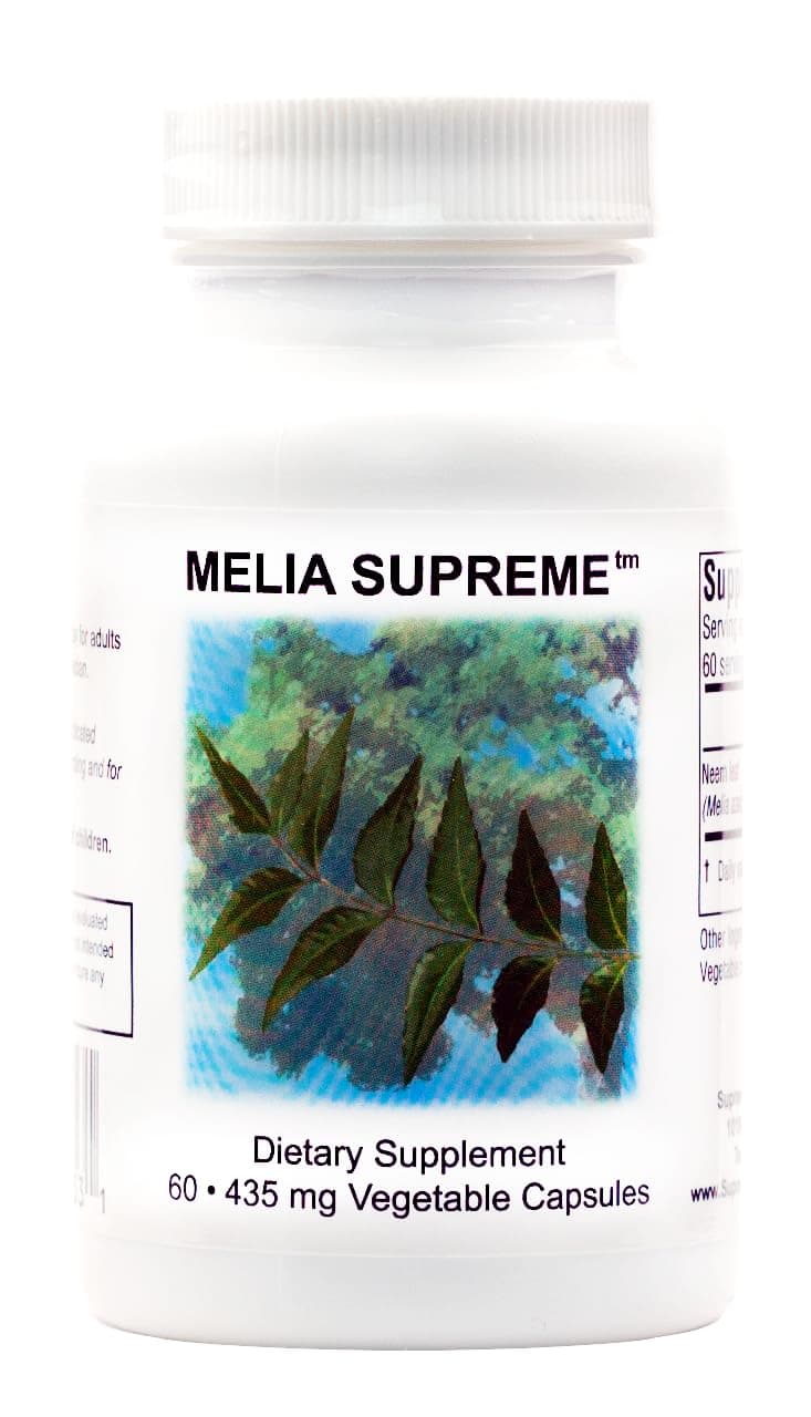 Supreme Nutrition Melia Supreme, 60 Pure Powdered Neem Leaf Vegetarian Capsules