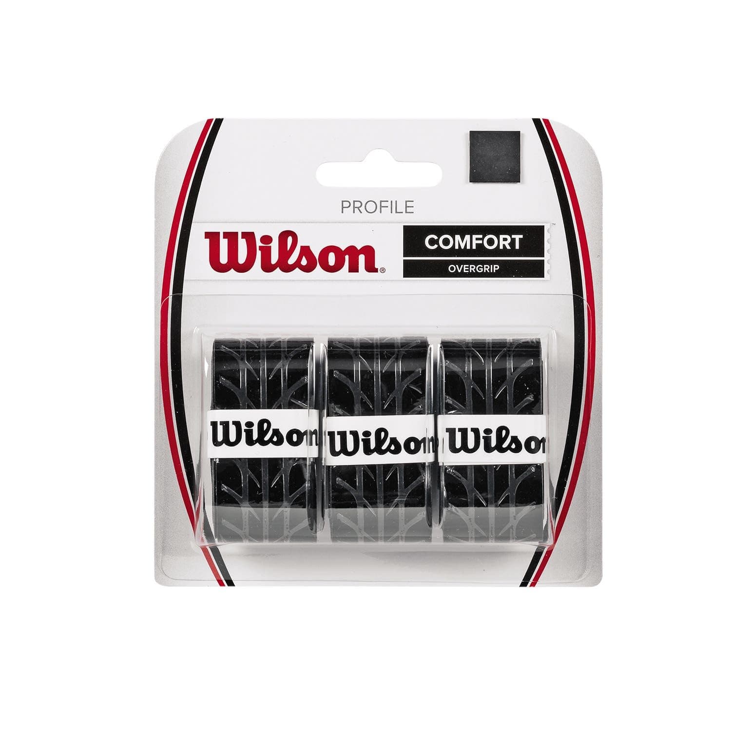 WILSON Sporting Goods Profile Tennis Racquet Over Grip, Black (WRZ4025BK)