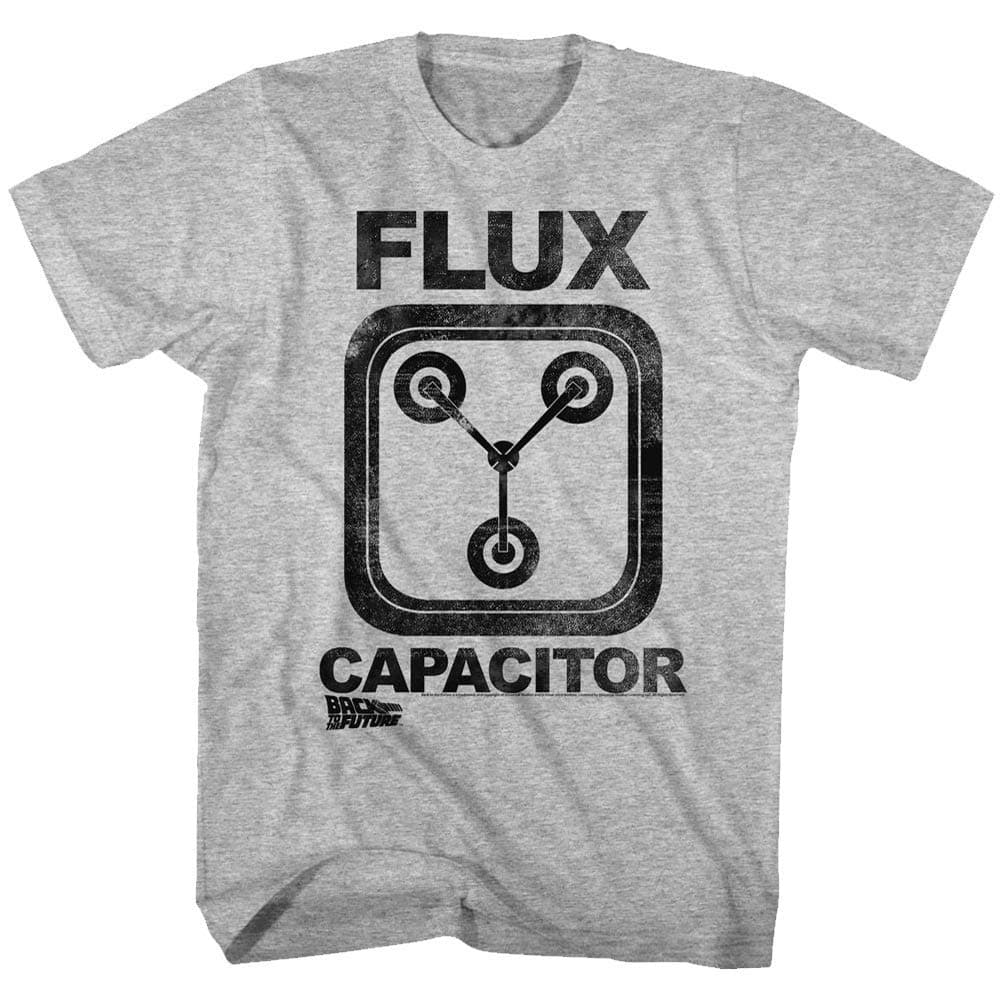 American ClassicsBack to The Future Flux Capacitor Gray Heather Adult T-Shirt Tee