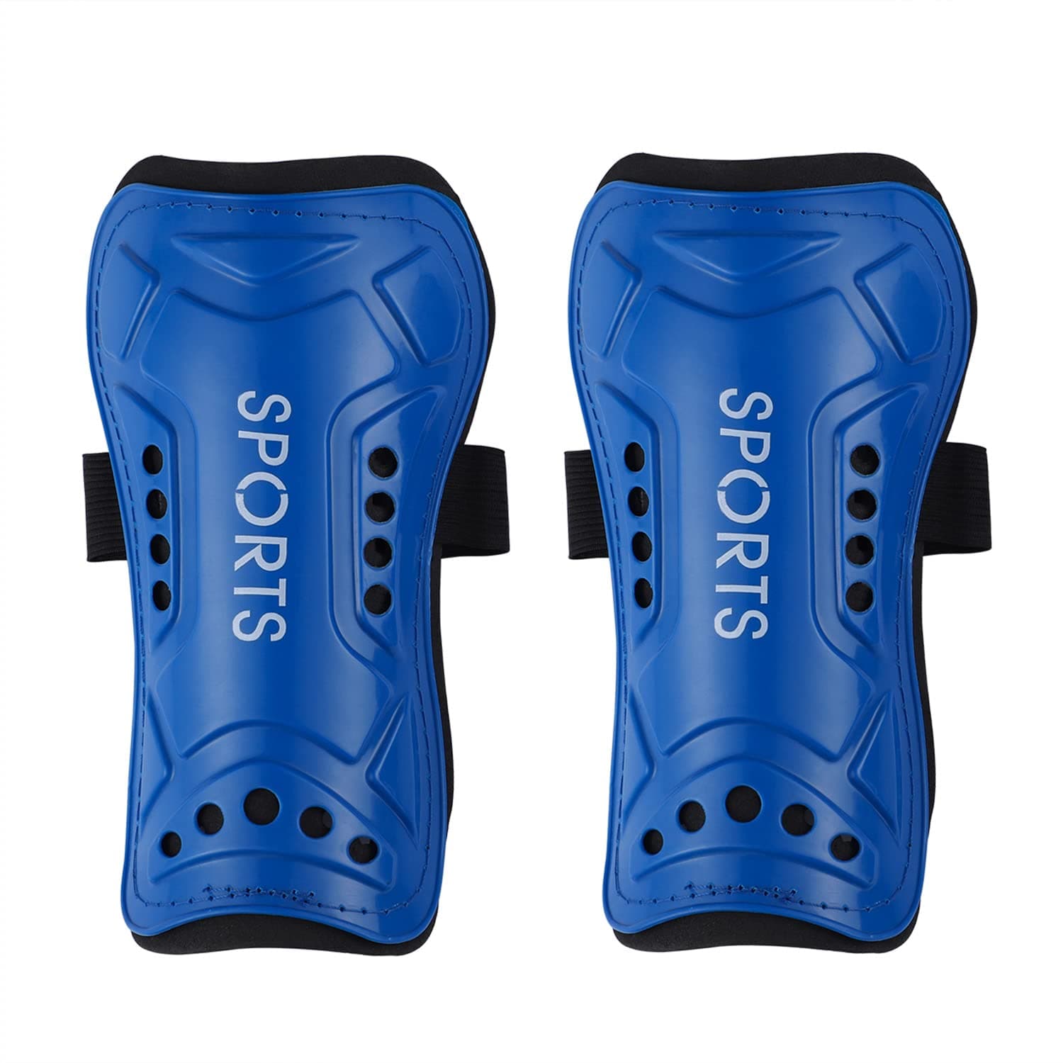 Football Shin Pads, Kids Youth Shin Guards Beginner Elite Athlete Perforated Breathable Kids Shin Pad for Boys And Girls Football Games Leg Calf Protective Gear (6-15 years)