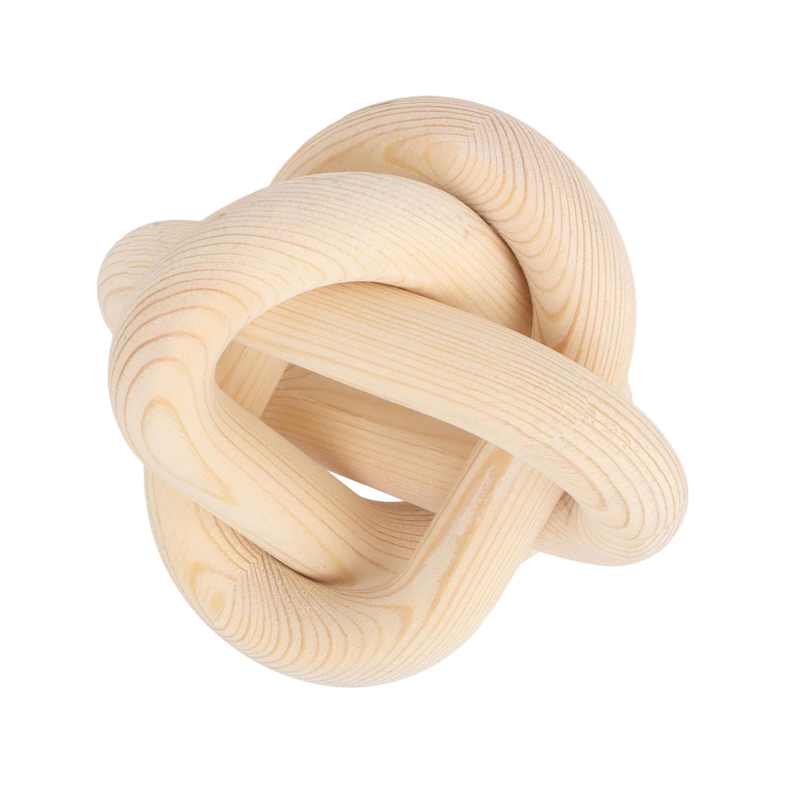 Ketsicart Wood Link, Elegant Chain Link Decor for Living Room (Log Color)