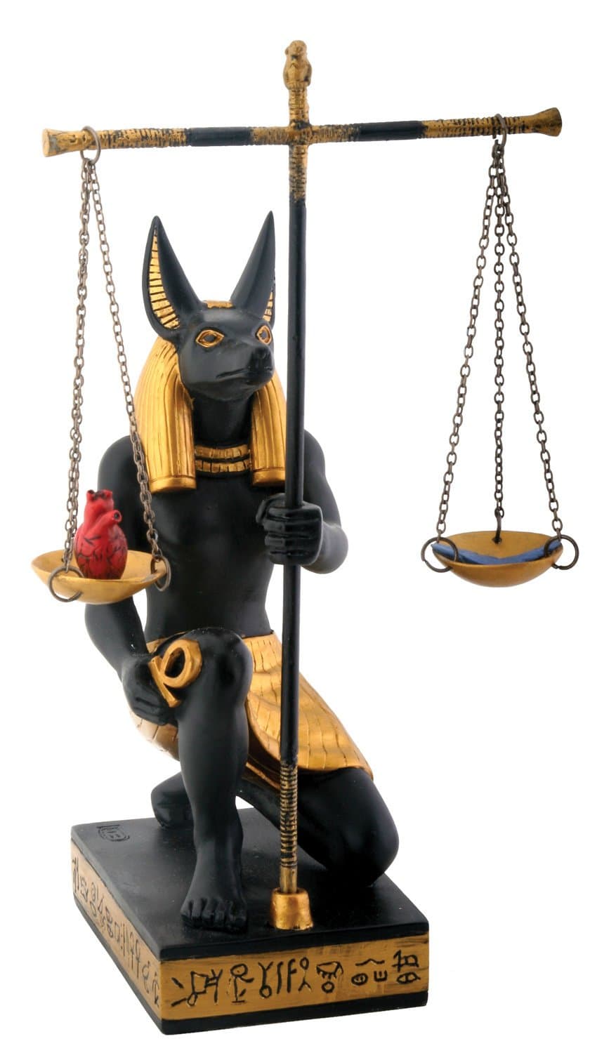 SUMMIT COLLECTION Black and Gold Anubis Scales of Justice
