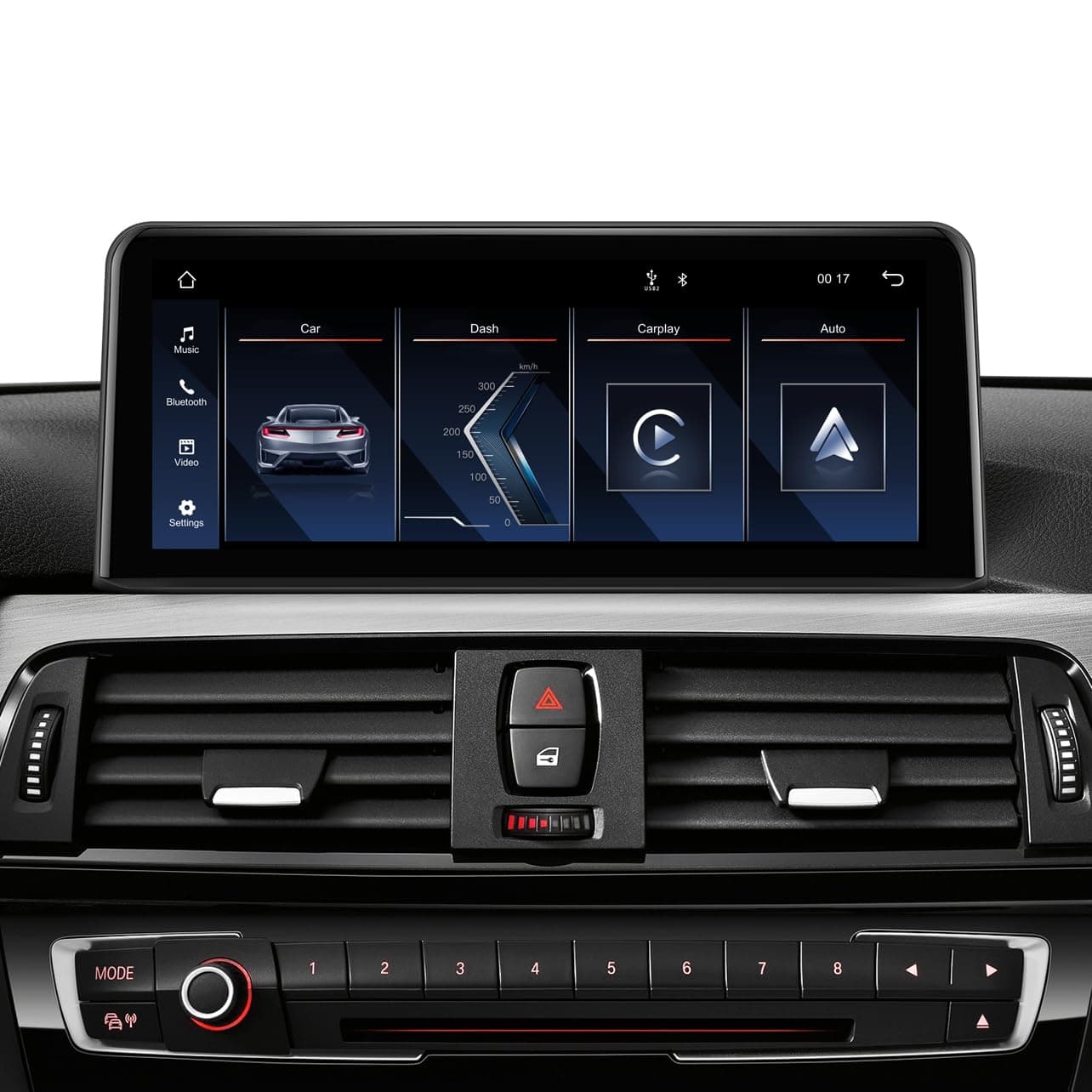 10.25 inch IPS Touch Screen Car Stereo Wireless CarPlay Wireless Andriod Auto for BMW 3&4 Series(2013-2016) with NBT System, Bluetooth, Multimedia Receiver, SWC Car Radio USB Music HD Video Play