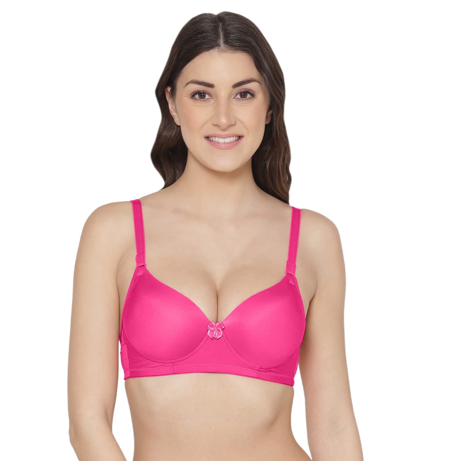 Tweens - Heavily Padded Super Push-Up Bra - Balconette - Polyamide Fabric - 3/4th Coverage, Multiway Straps, Wireless, Seamless - T-Shirt Bra