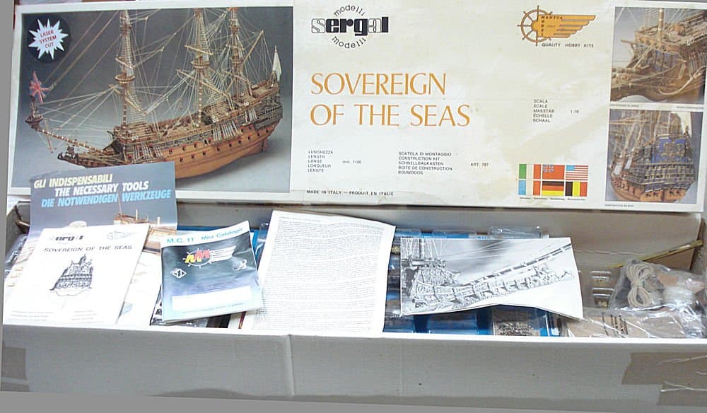 Sovereign of the Seas - Mantua Sergal model ship kit