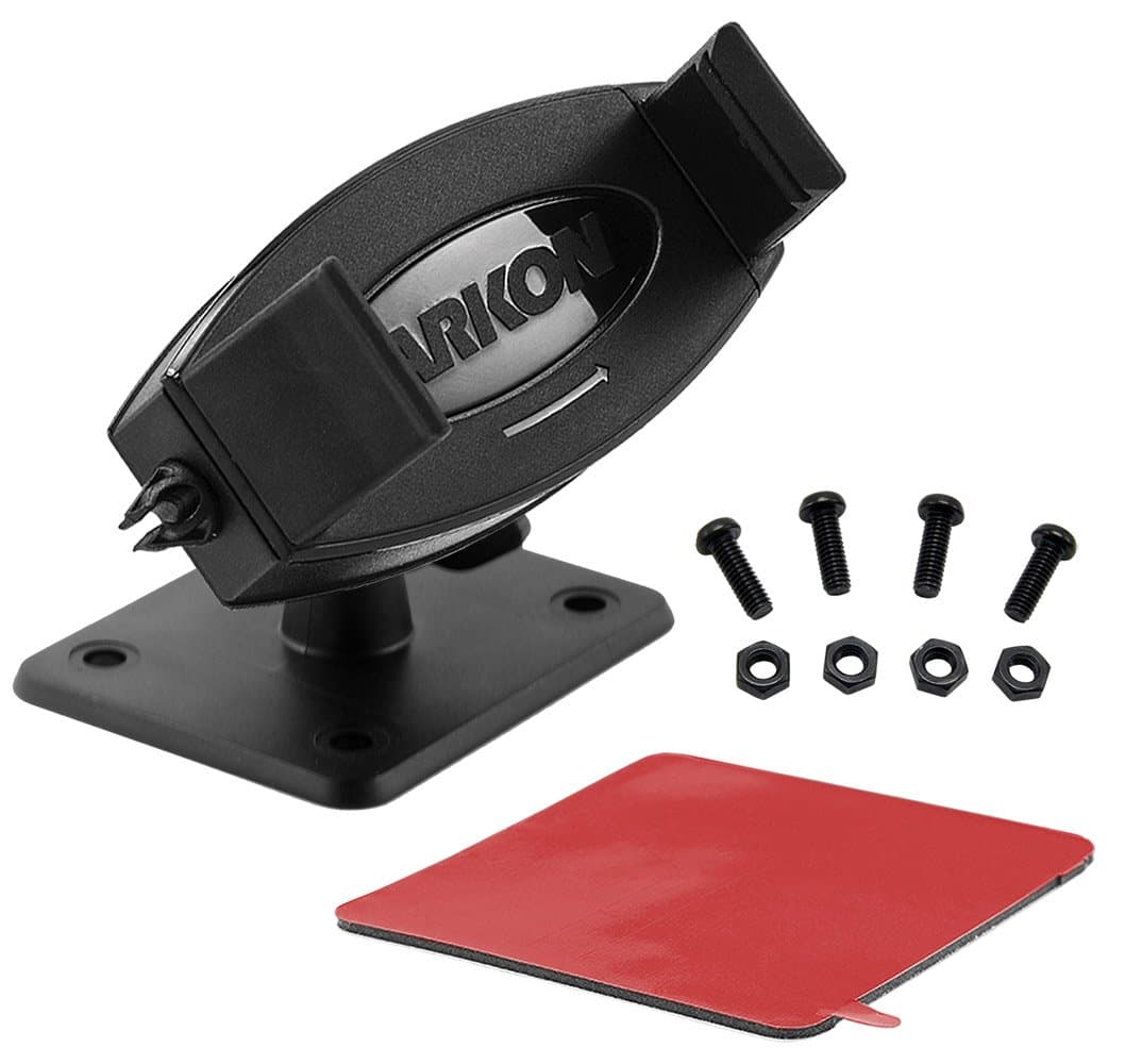ARKON Mounts Universal Smartphone Adhesive or Drill-Base Mount for Cars & Trucks | Durable Phone Holder | Compatible with iPhone, Galaxy, Note, Pixel & more | MG2APAMPSVHB