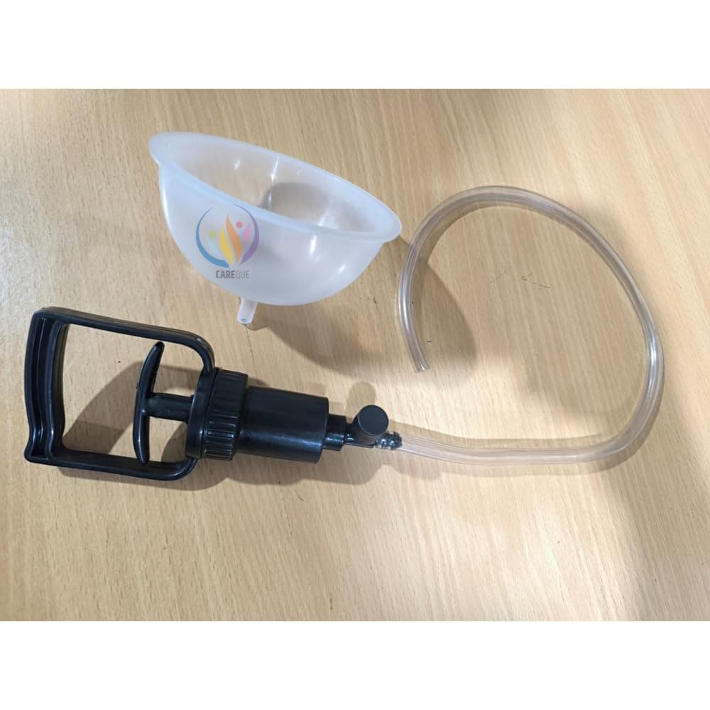 CAREQUE Acupressure Nabhi/Navel/Solar Plexus Vacuum Pump (for Nabhi Imbalance,Naval Dis-Balance) with Vacuum Bulb Pump AC-1308