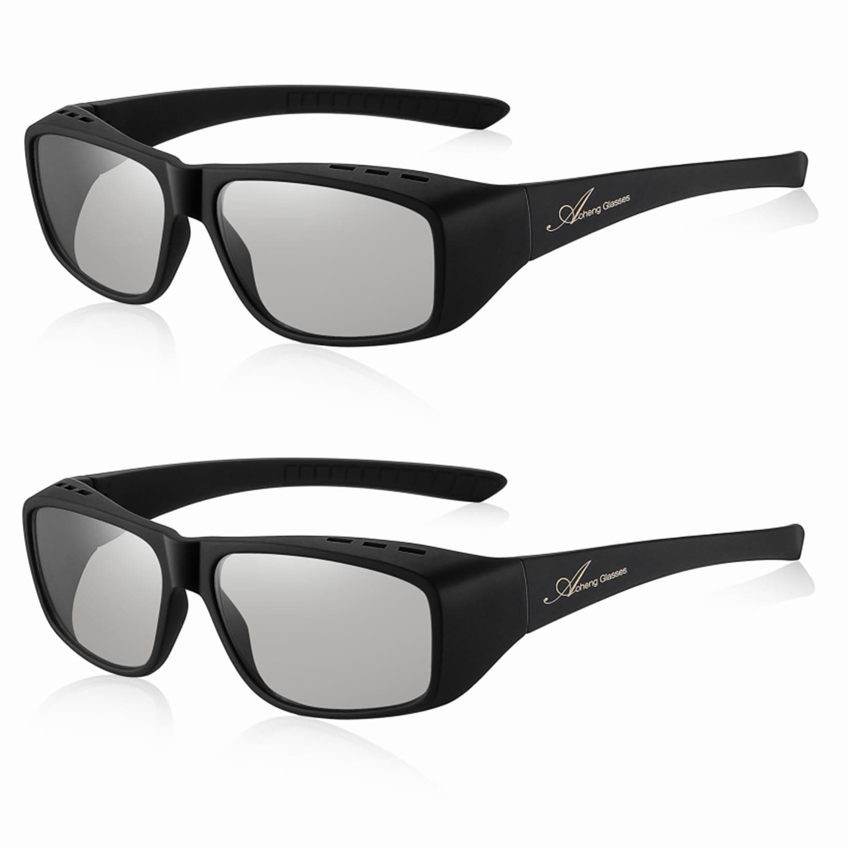 Cinema 3D Glasses for Movies Theatre Passive 3D Glasses(RealD) 2PCS