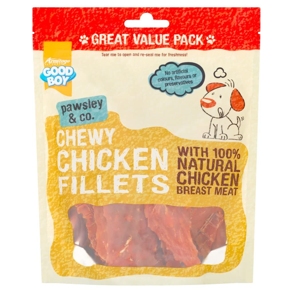 Armitage Good Boy Chewy Chicken Fillets, 320g