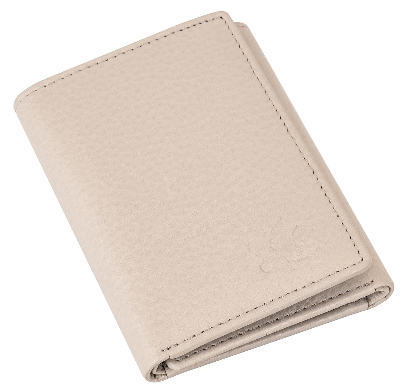 HORNBULL Trifold Creamy White Genuine Leather Wallet for Men | Mens Gift Wallet with RFID Blocking (MW097GRLC)