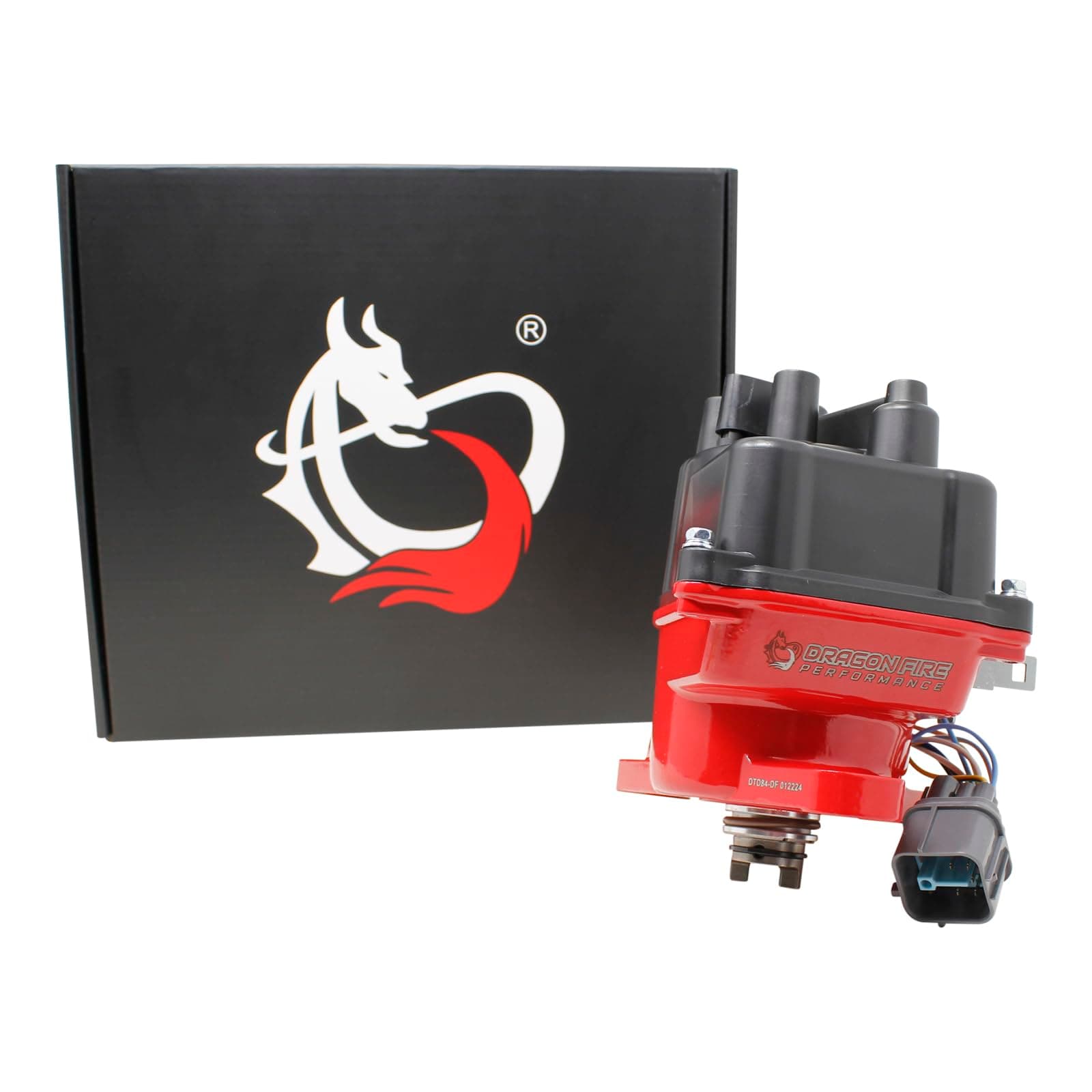 Dragon Fire High Performance Race Series Complete Electronic Ignition Distributor Compatible with Honda 1996-2001 1.6L 1.8L VTEC TD-86U TD-87U TD-81U TD-84U OBD2A/B OEM Fit DTD84-DF