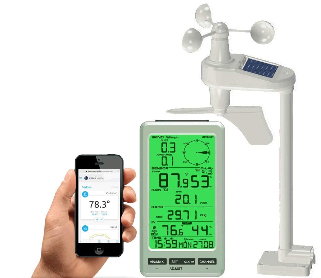 Ambient WeatherWS-50-ANEMOMETER Smart Weather Station w/Anemometer