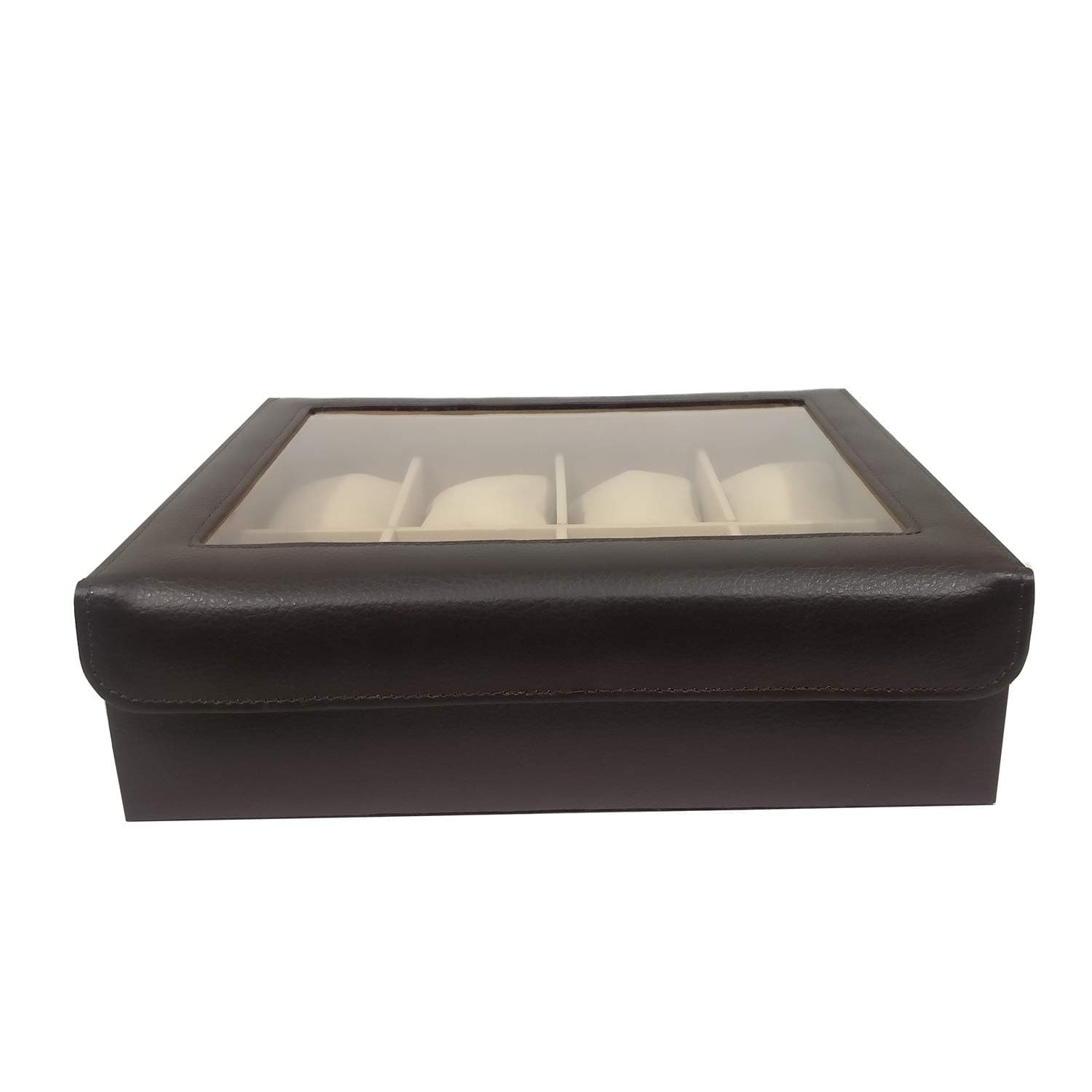 essartPU Leather Supreme Watch Box For 8watches-Brown
