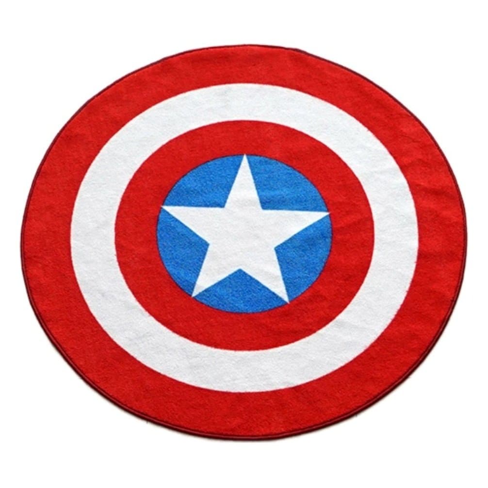 Marvel Captain America Shield Round Rug (52in)