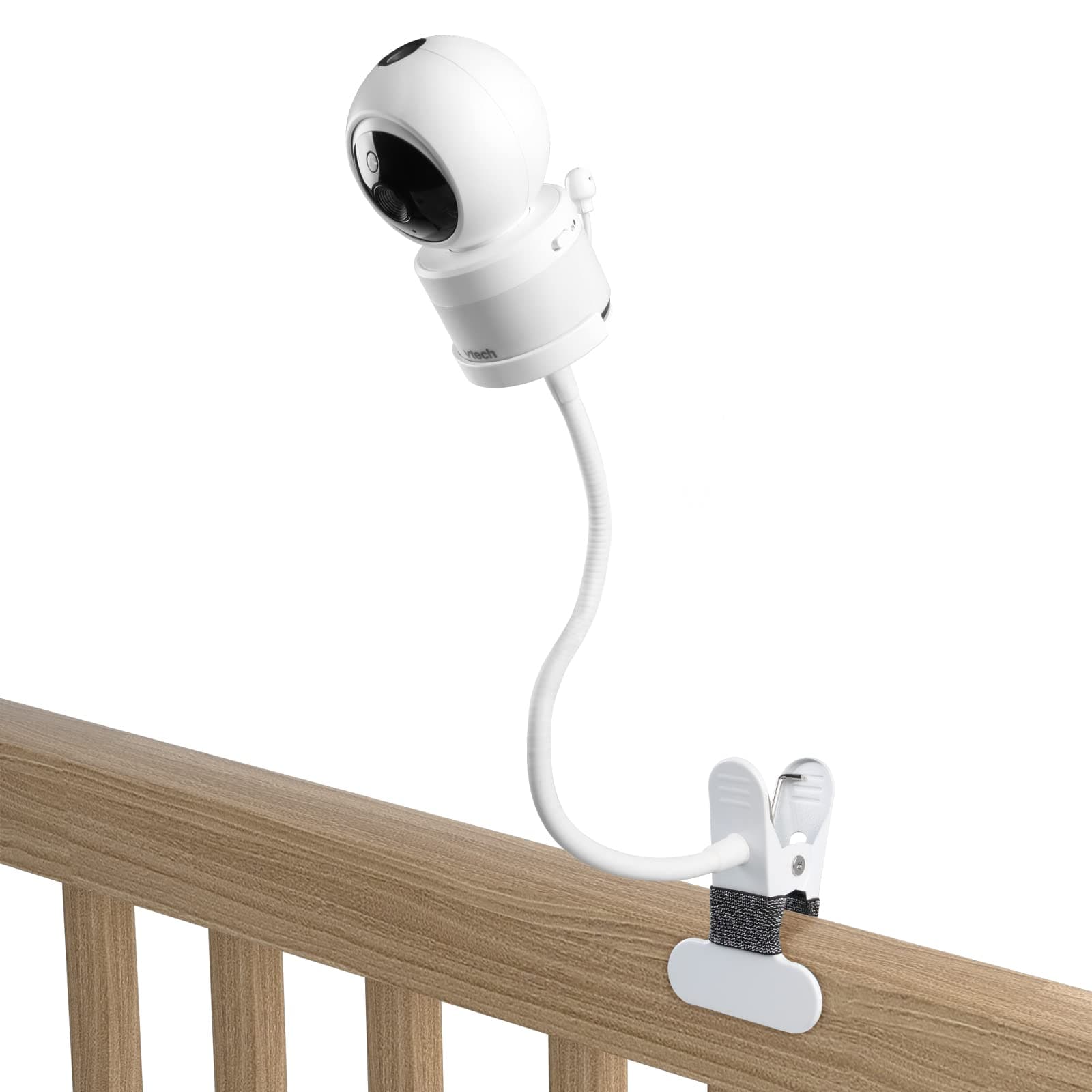 Clip Mount for VTech VM5463/RM5764HD/ RM5764-2HD/ RM5864HD /RM5864-2HD /RM7764HD/ RM7764-2HD/BM3800/BM4700/ BM5600/ BM5700 Baby Monitor Camera Without Tools or Wall Damage
