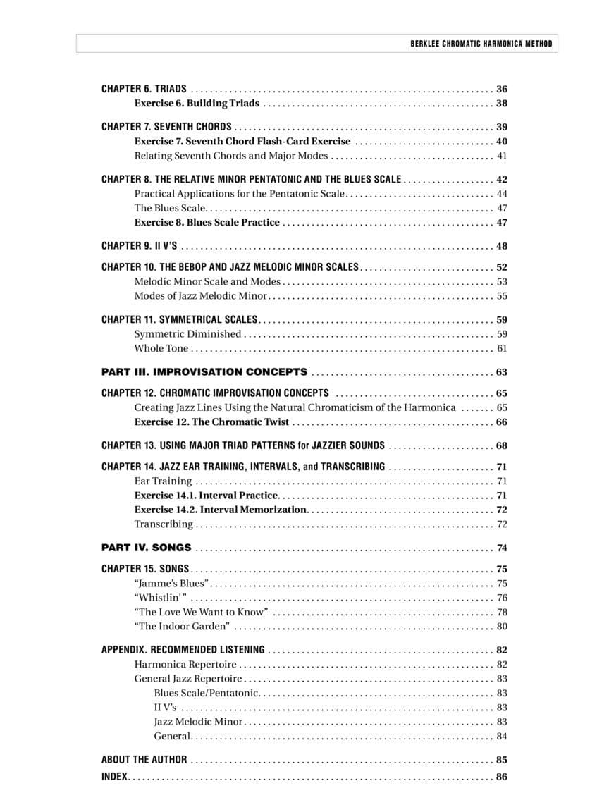 Berklee Chromatic Harmonica Method: Foundations for Jazz