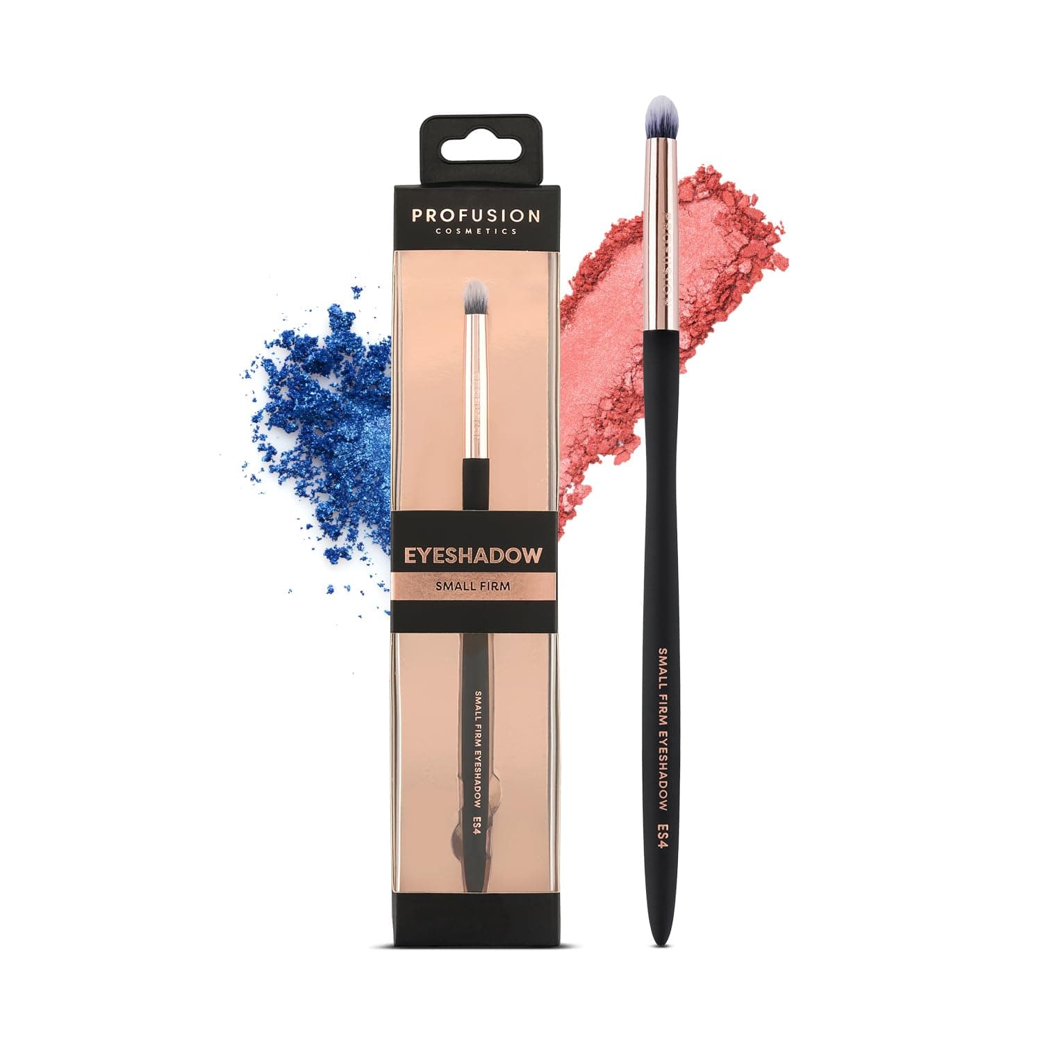 Small Firm Eyeshadow Brush - Professional Eye Makeup Brush, Eyeshadow Blending Brush-Dense Rounded Hair Bristles and Best for Pigments & Glitter