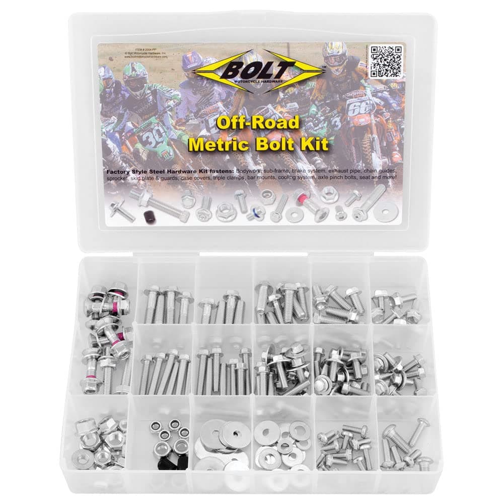 Bolt Motorcycle Hardware (2004-PP) Japanese Off-Road Metric Universal Bolt Kit