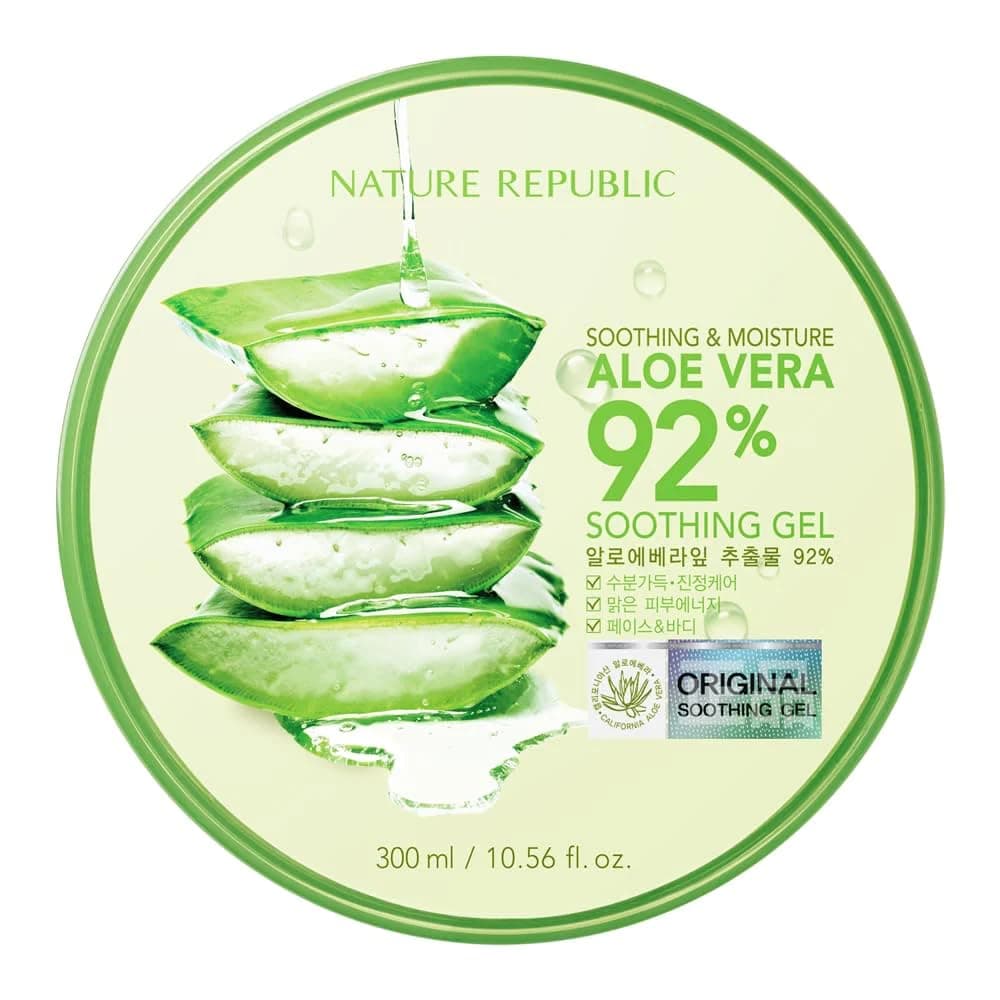 Nature Republic Soothing & Moisture Aloe Vera 92% Soothing Gel, 300Ml