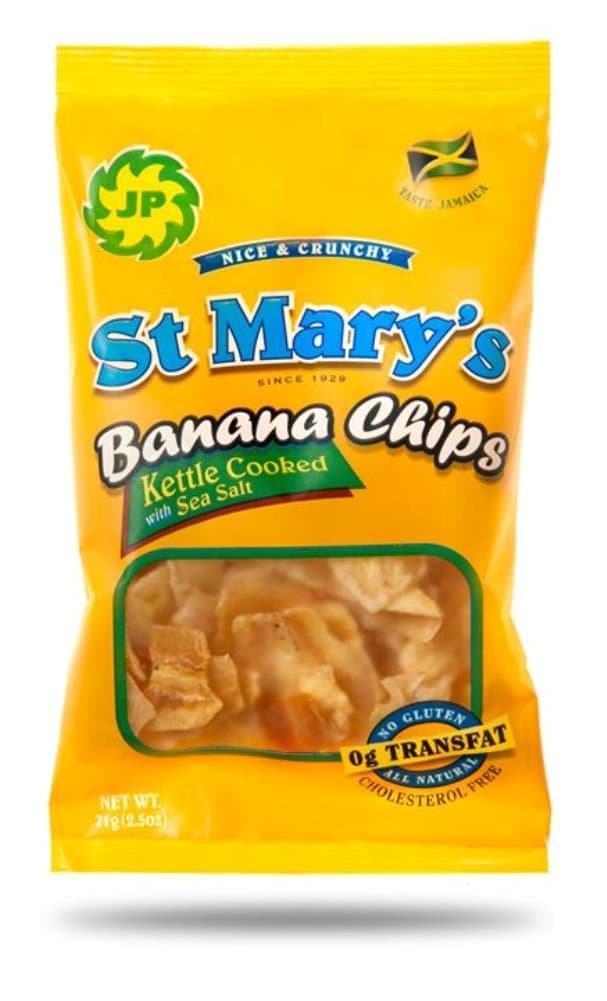 St. Mary Banana Chips 2.5 Oz (Pack of 24)