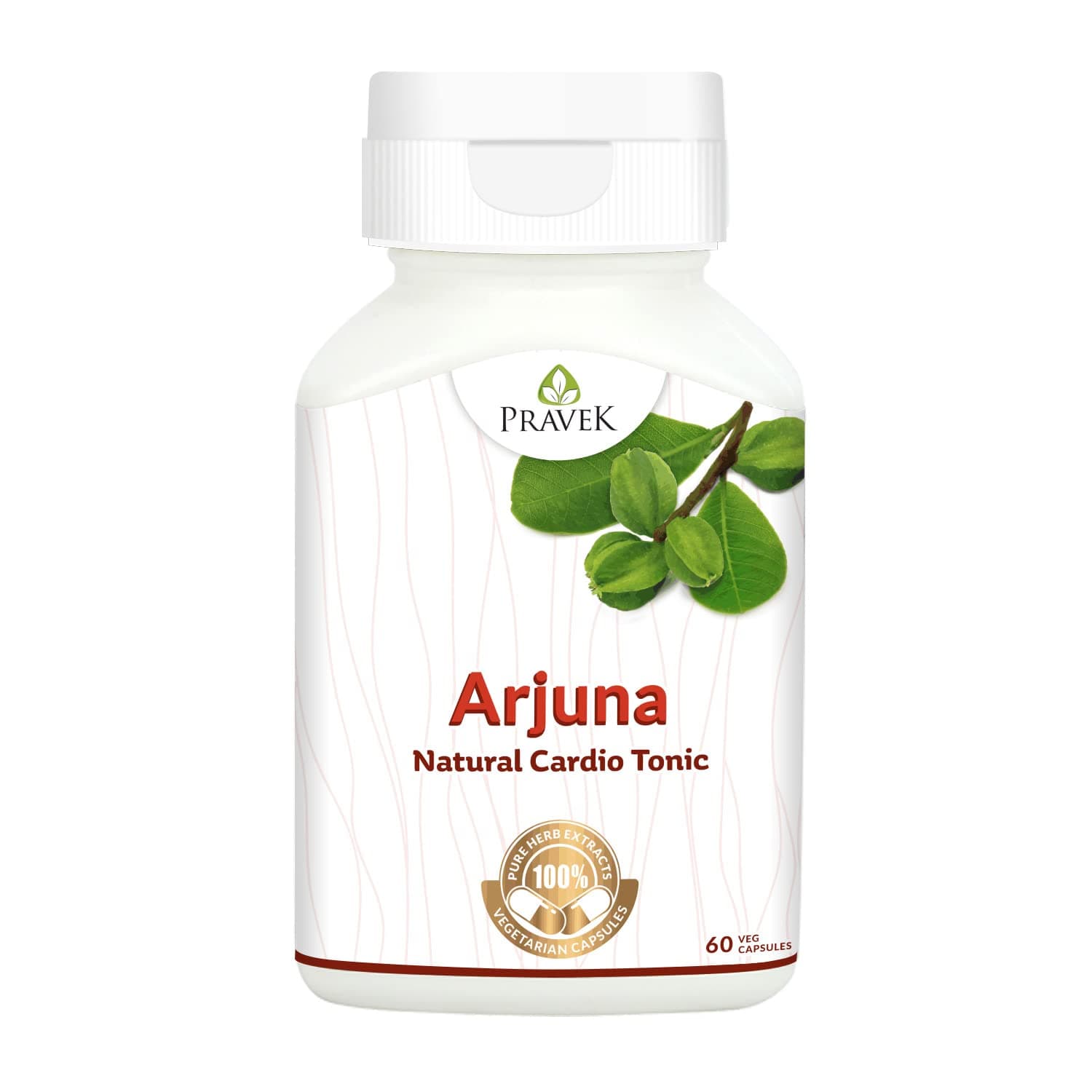 - PRAVEK Arjuna Healthy Heart - 60 Capsules | Promotes Heart Health | Manages Cholesterol Level | Promotes Healthy Metabolism | Ayurvedic Formula for Cardiovascular Wellness | Health Supplement for Blood Pressure & Circulation