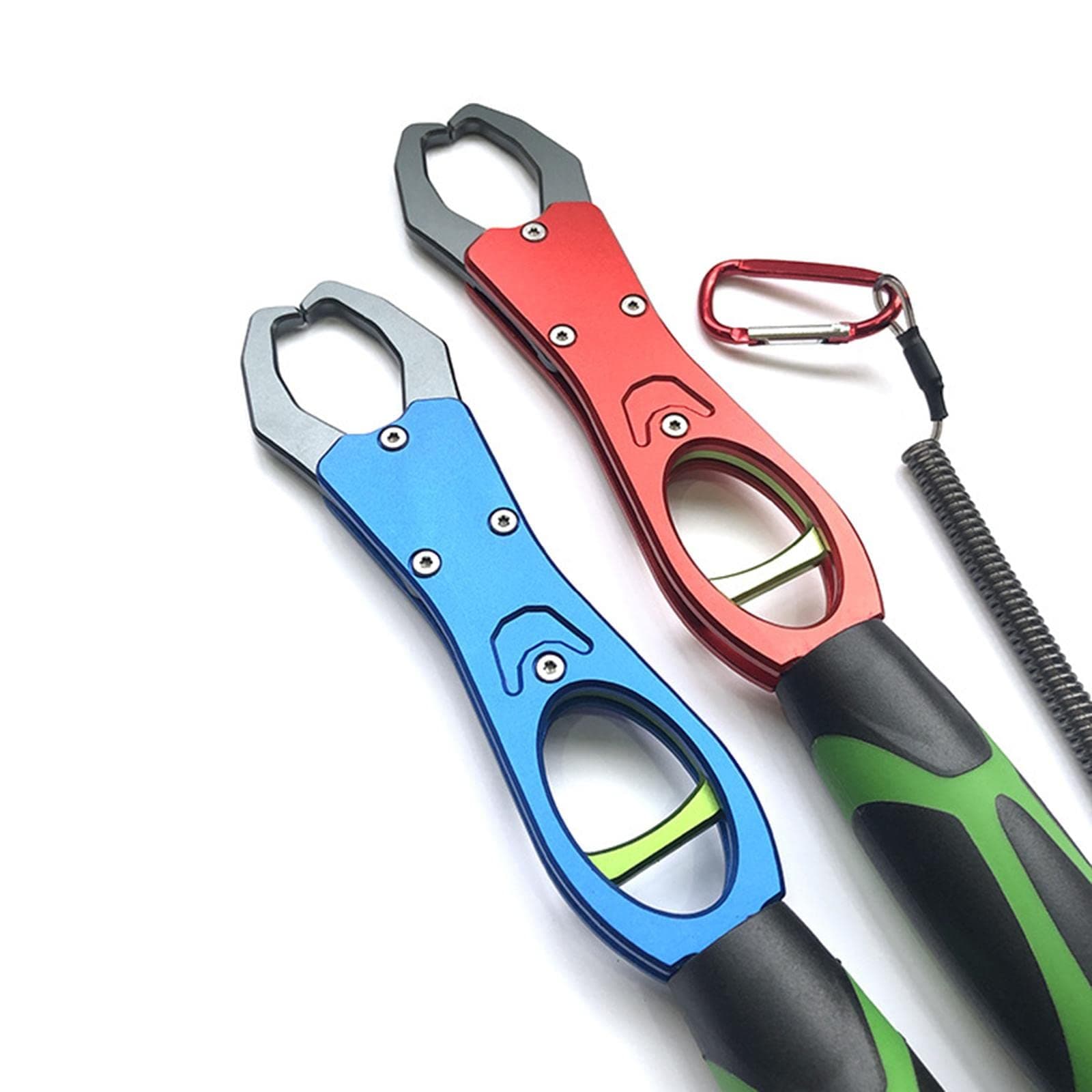 Ali Shipping Fish Lip Grip Tool Fish Control Portable Fishing Gripper with Scale Red