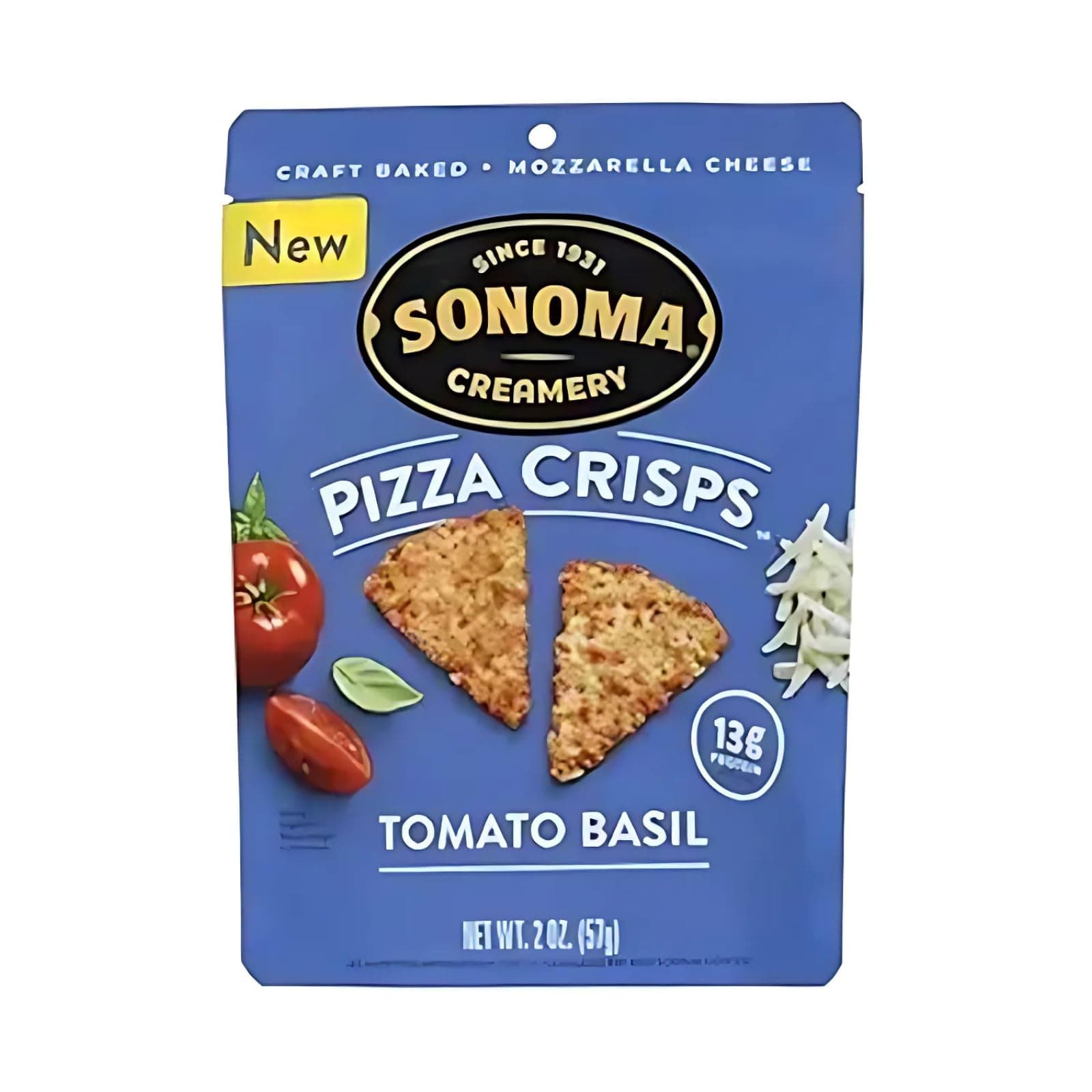 Sonoma Creamery, Crisp Tomato Basil Pizza, 2 Ounce