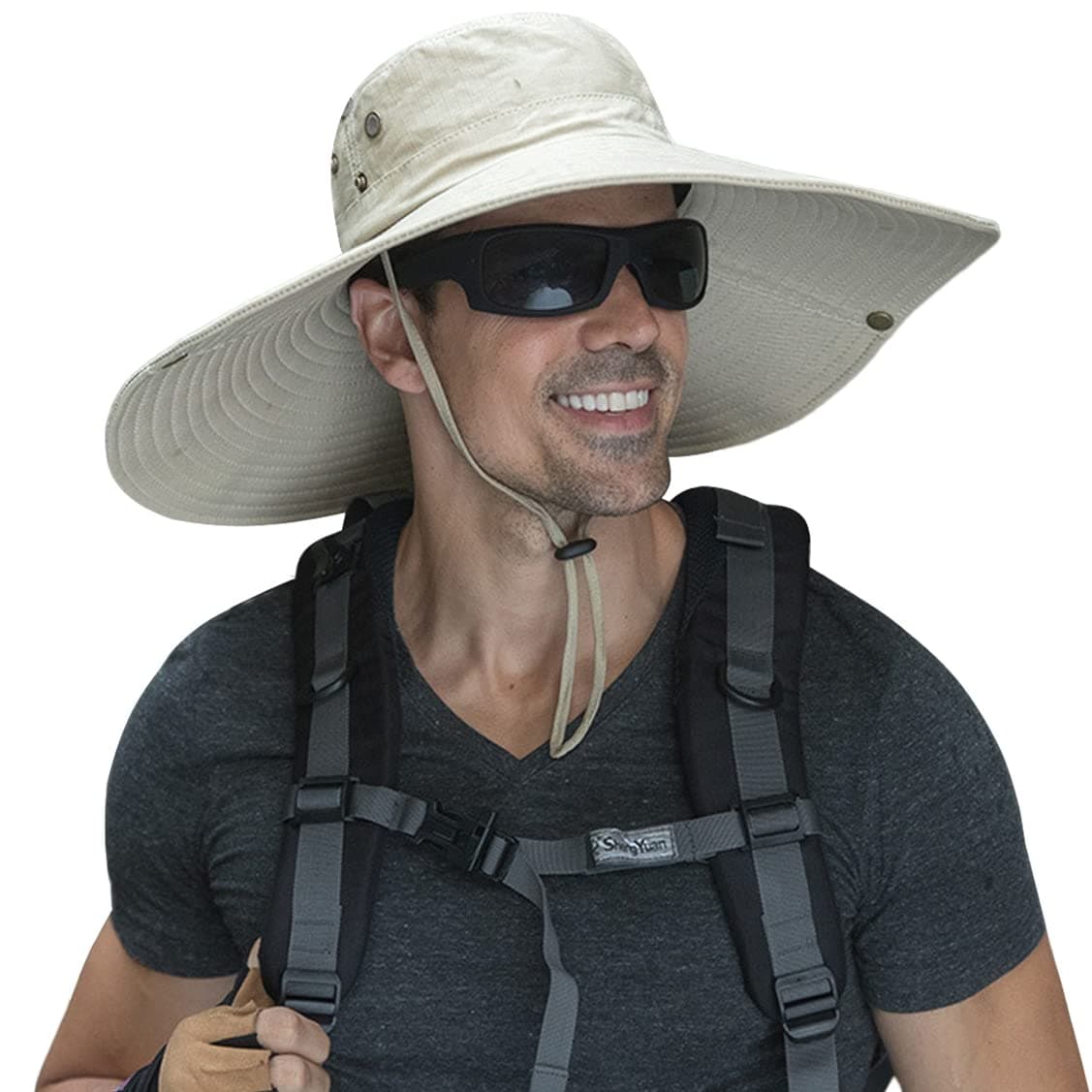 Super Wide Brim Men Fishing Sun Hats, Sports Outdoor Travel Women Bucket Cap, Golf Cycling Safari Boonie Hat