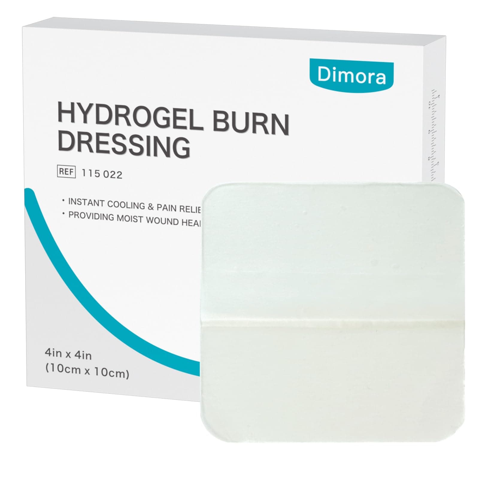 - Hydrogel Burn and Wound Dressing 4" x 4" - Hydrogel Nipple Pads Instant Cooling Relief for Minor Burns & Wounds, Soothing Moist Burn Pads for 1st-2nd Degree Burns, Cuts, Abrasions, (10 Count)