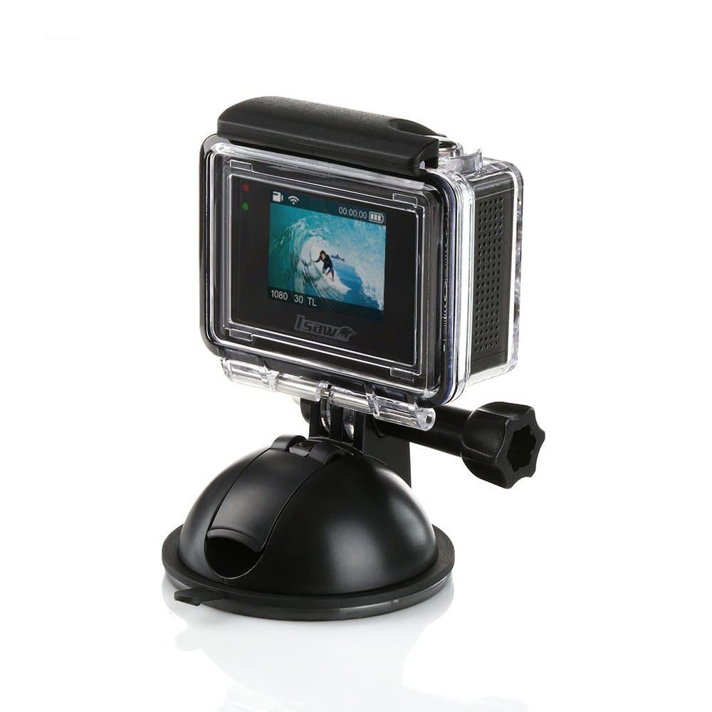 EDGE 4K Ultra HD / 1080P HD Action Camera with LCD View-finder built-in Wi-Fi + Free ISAW Viewer II App