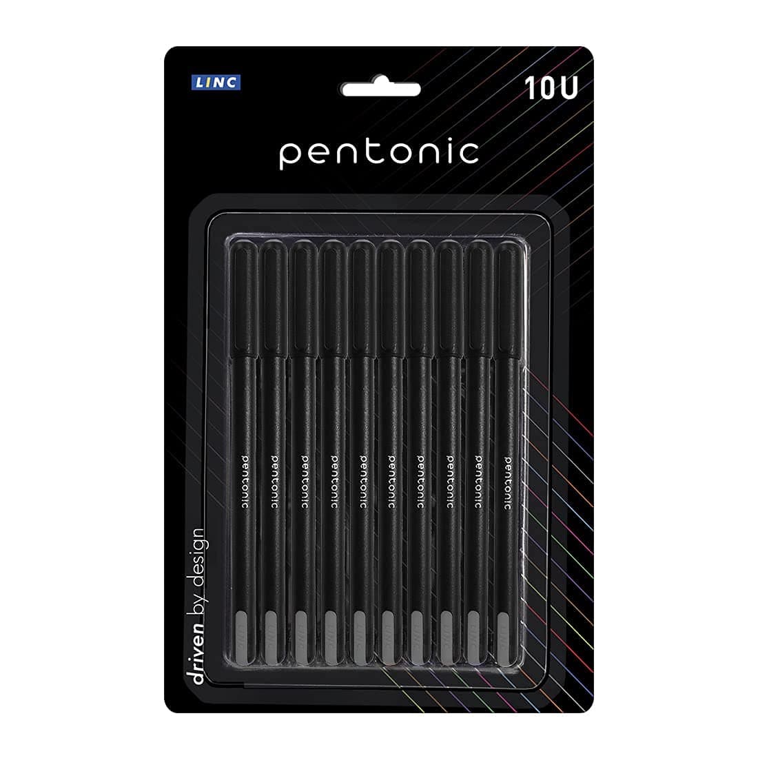 PentonicLINC 0.7 mm Ball Point Pen (Black Ink, Pack of 10)