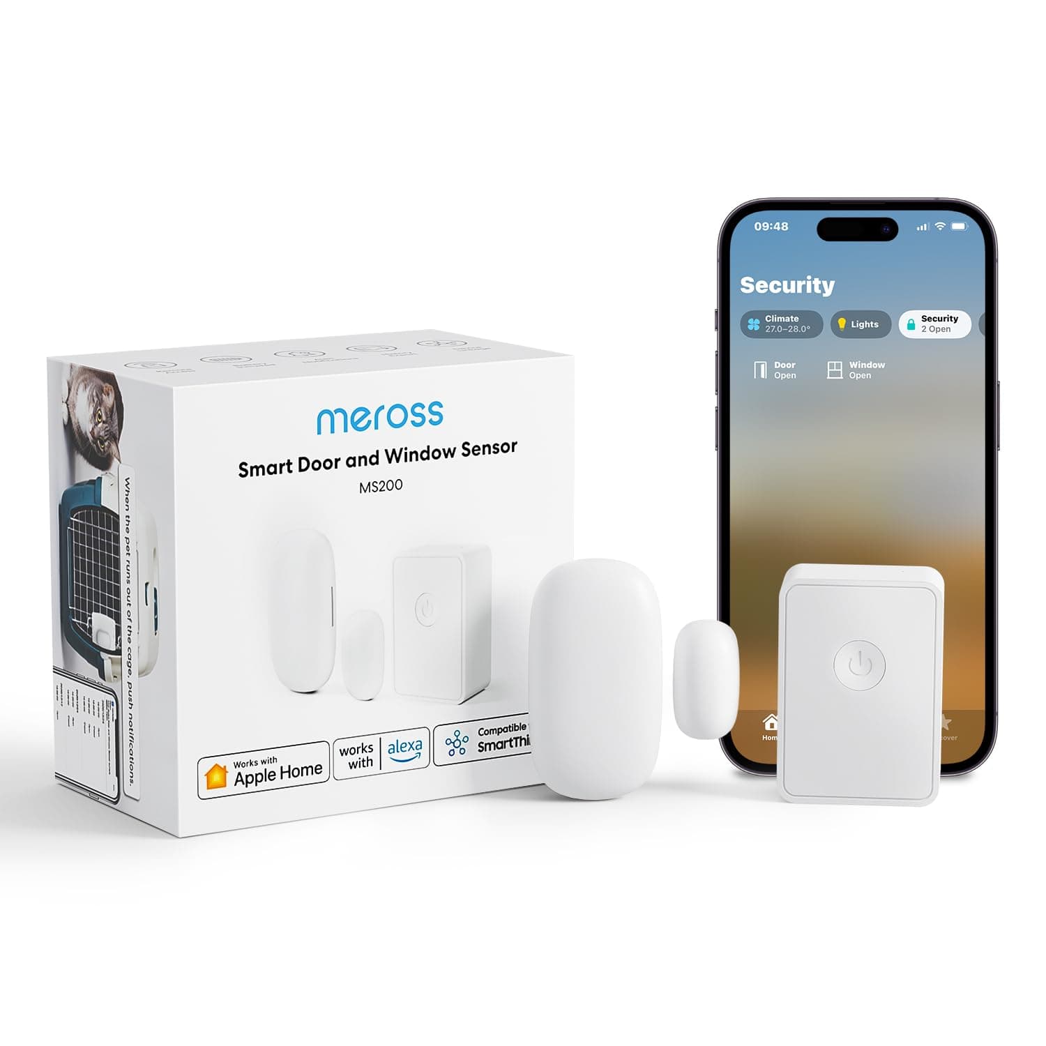 Meross Smart Door and Window Sensor Support Apple Homekit