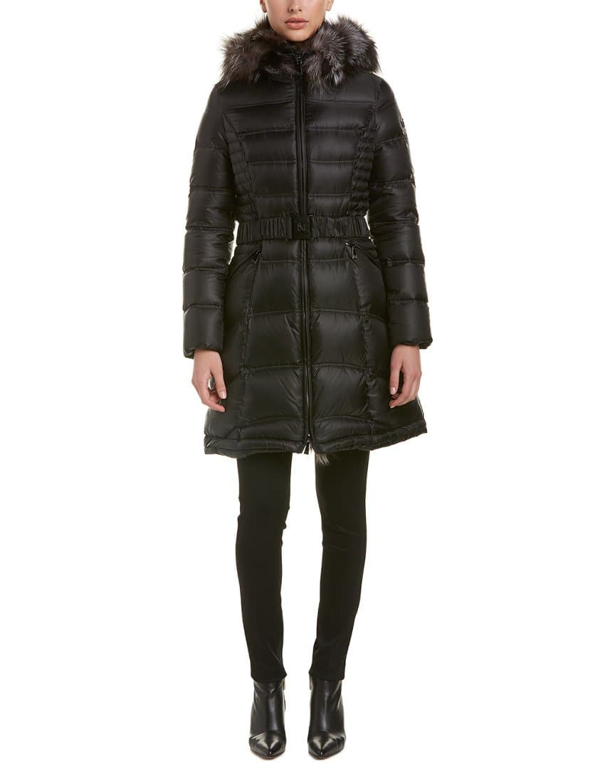 Dawn Levy Women's Cat II Down Coat with Natural Real Fox Fur Hood