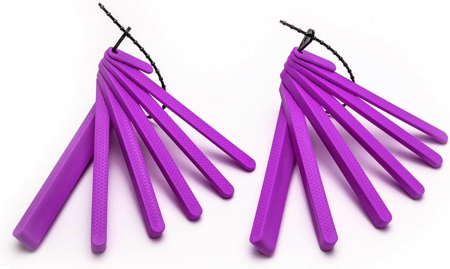 Talktools Sensory Friendly Bite Blocks (Purple) - 2 Pack - Reusable & Durable - Full Instructions Included - Speech Therapy Tools