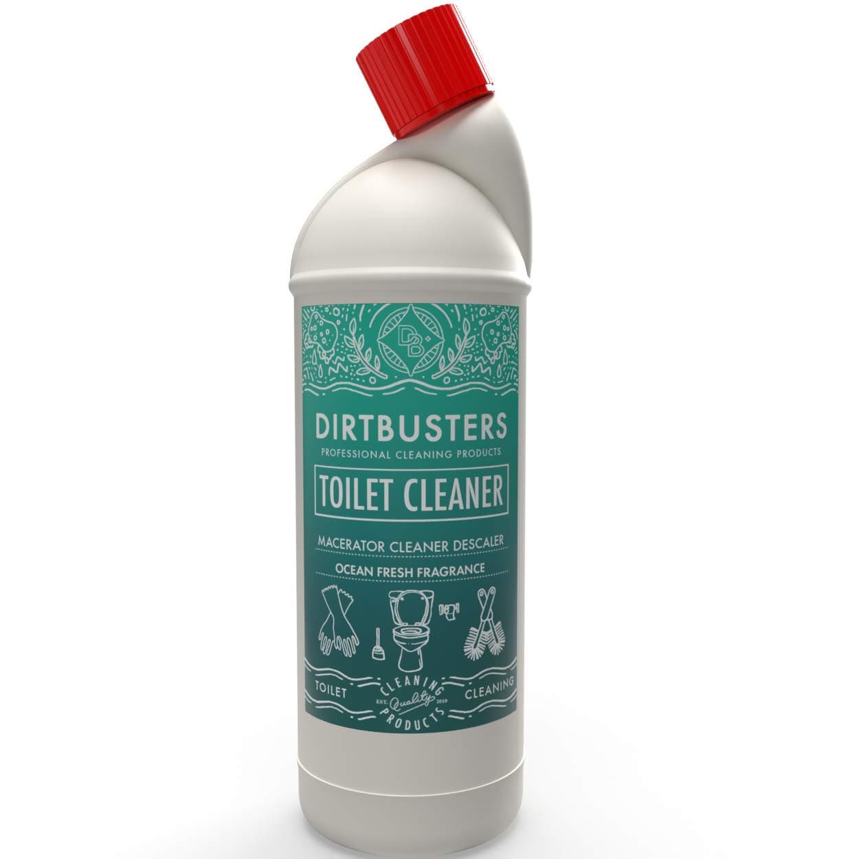Dirtbusters Toilet Macerator Cleaner & Descaler, Deep Cleaning With Limescale Remover, Safe To Use With Pump Units, Toilets, Septic Tanks, Macerators & Urinals (1L)