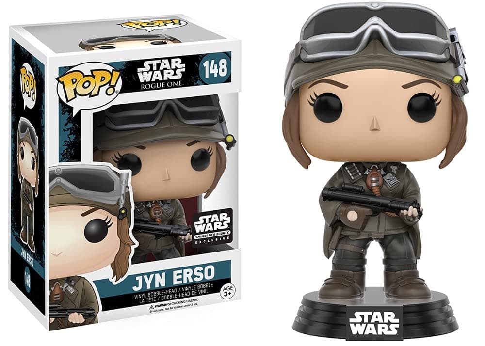 Jyn Erso POP! Star Wars Rogue One 148 Exclusive Version Vinyl Bobble Head