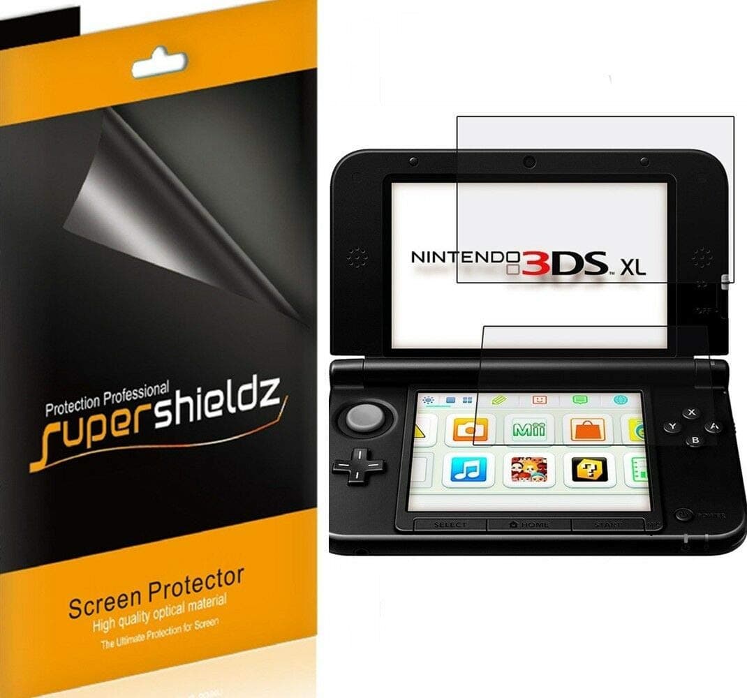 (3 Pack) Supershieldz Designed for Nintendo 3DS XL Screen Protector, 0.23mm High Definition Clear Shield (PET)