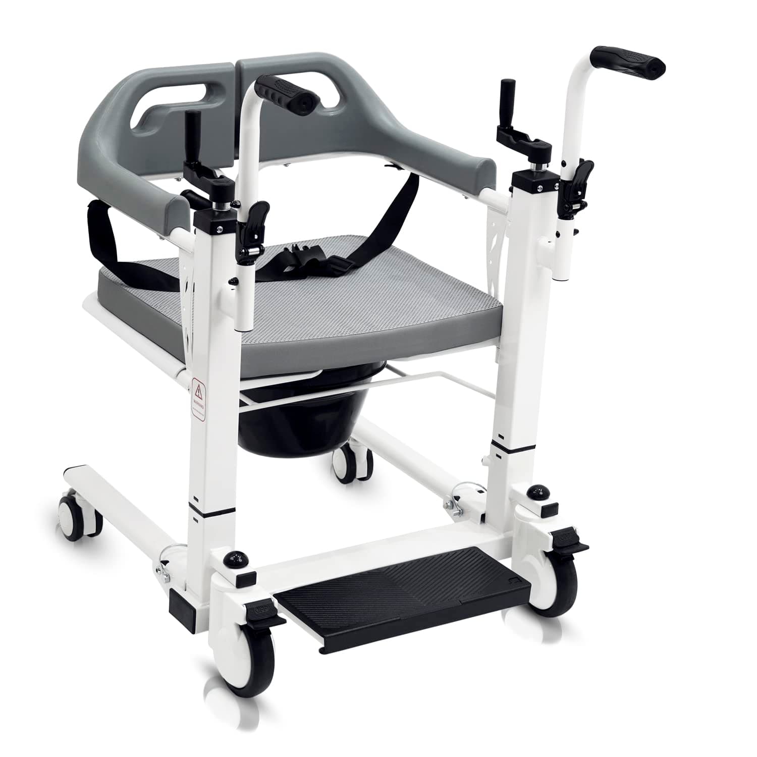 KosmoCare Premium Imported Patient Lift & Transfer Wheelchair For Bedridden Patient (46 cms)