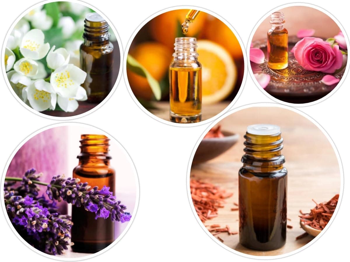 The imperial Good Fragrance Combo Pack Lavender Rose Sandalwood Jasmine Orange Oil for Diffuser | Essential oils for home fragrance Pack Of 5