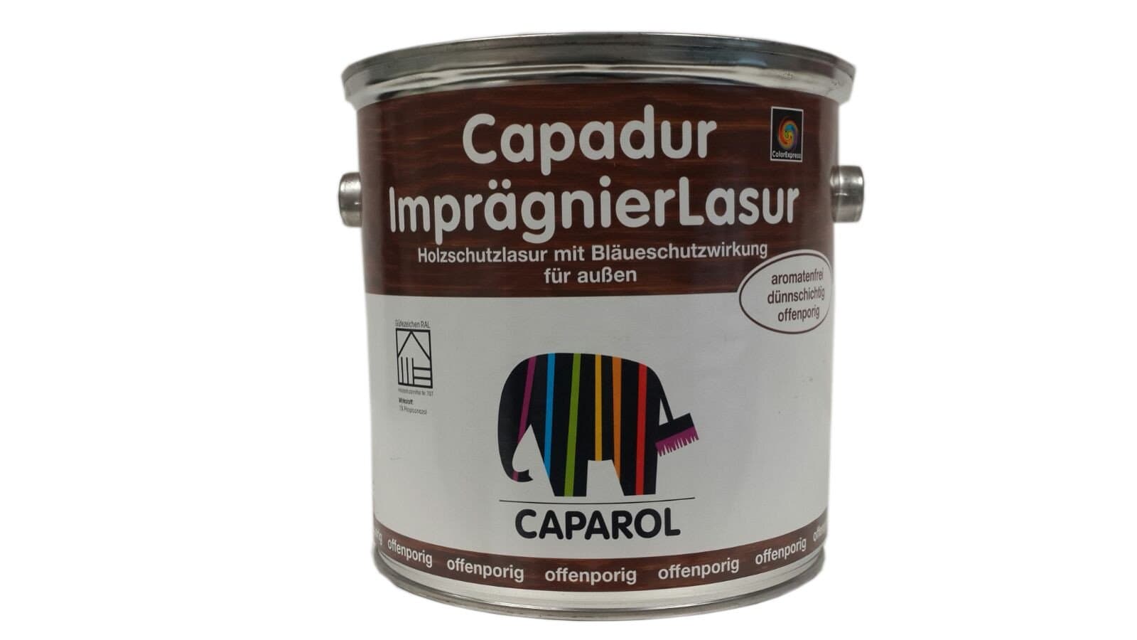 Caparol Capadur Waterproofing Stain Varnish Wood Protection Against fungus 2.5 L Colourless