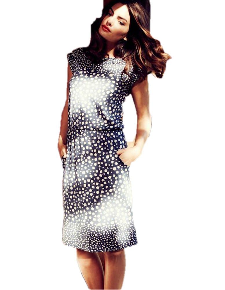 BODEN Adelaide Day Blue Dress US Size 10 L